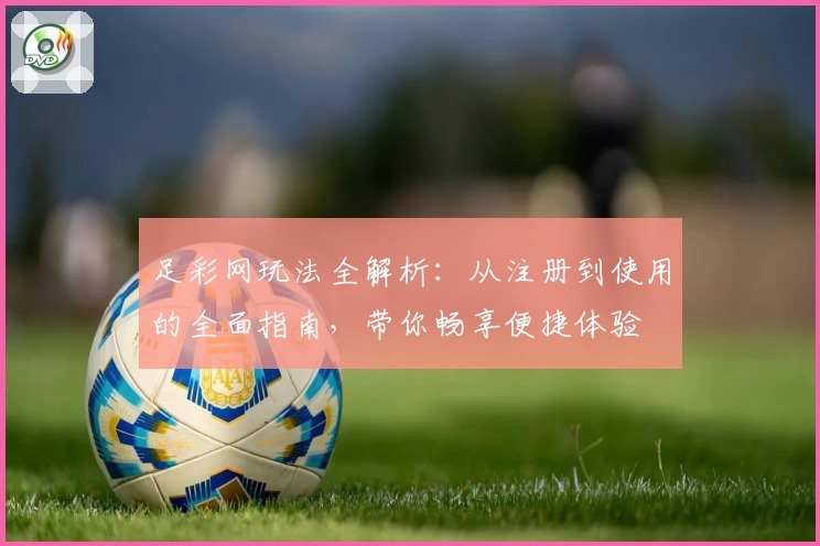 足彩网玩法全解析：从注册到使用的全面指南，带你畅享便捷体验